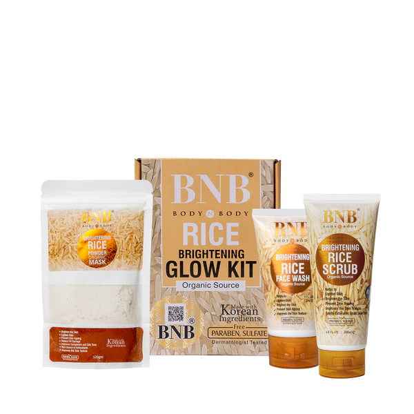 BNB Body & Body Rice Brightening Glow Kit.