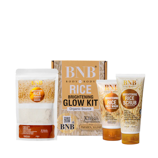 BNB Body & Body Rice Brightening Glow Kit.